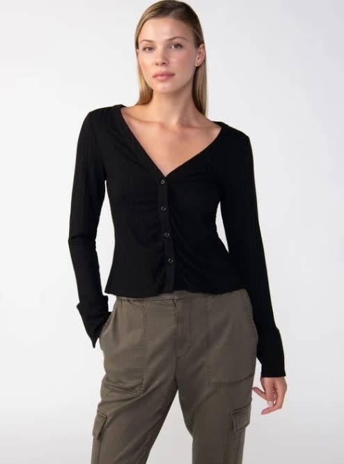 SANCTUARY | WIDE CUFF KNIT BLOUSE