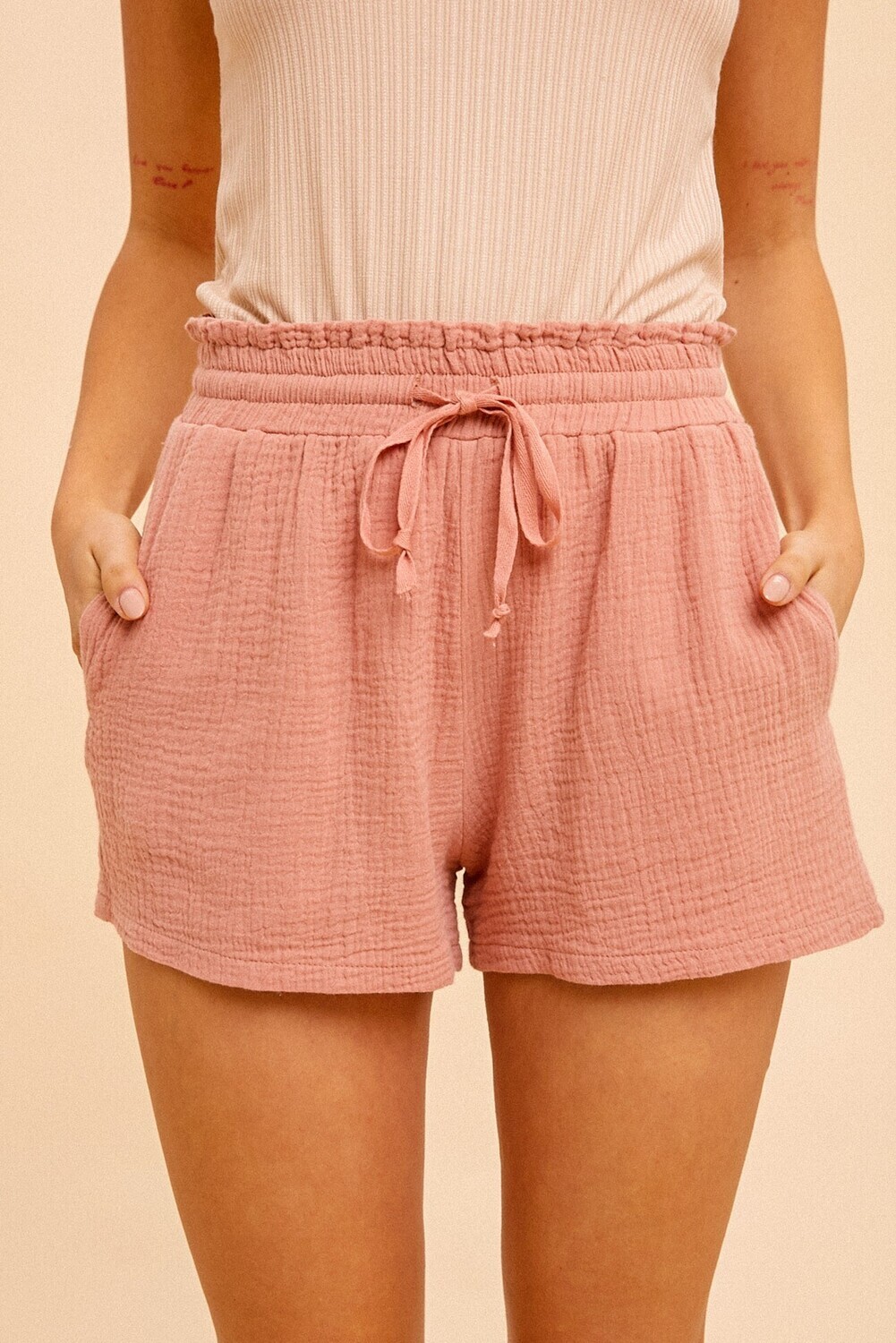 Cotton Gauze Shorts