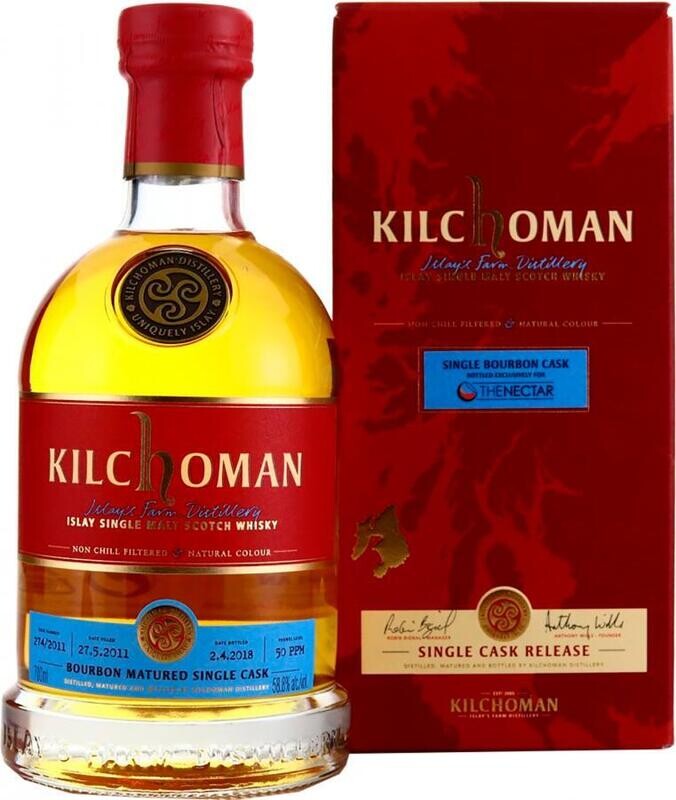 Kilchoman 2011 Single Cask, Cask Strength 58.8°