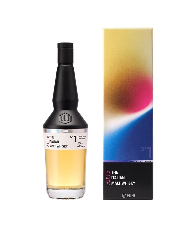 Puni Arte Limited Edition nr 1 Peated 43°   Italië