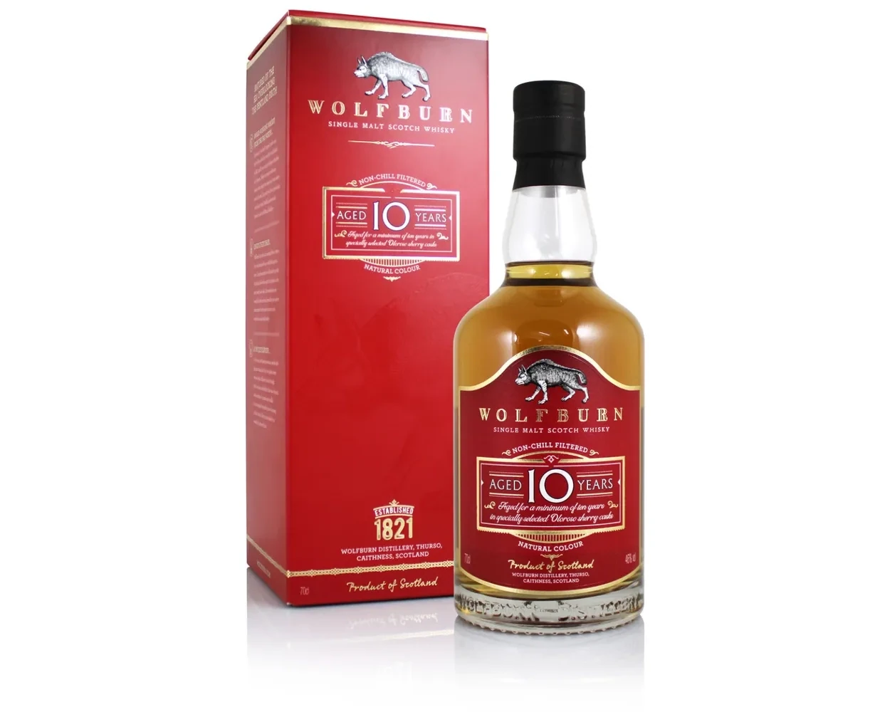 Wolfburn 10y  46°