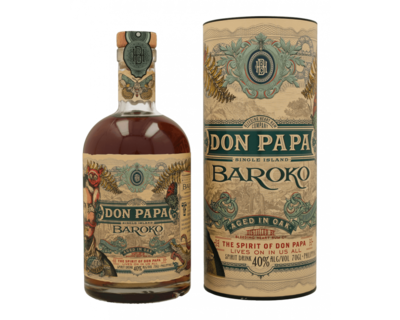 Don Papa Rum Baroko 70cl. Oak aged. 40°