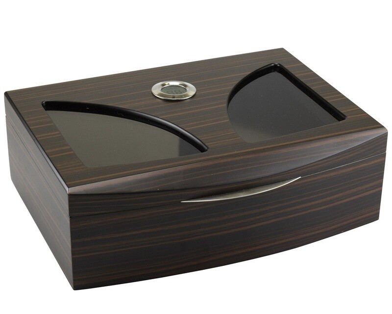Humidor Glass Top 50 cigars