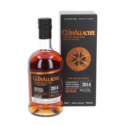 GlenAllachie Sinteis 2014 Chinquapin & PX Cask  57.8°