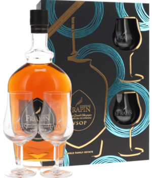 Frapin VSOP 40° + 2 glazen Frapin VSOP 40° + 2 glazen