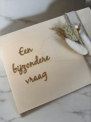 Doosje met een bijzondere vraag
