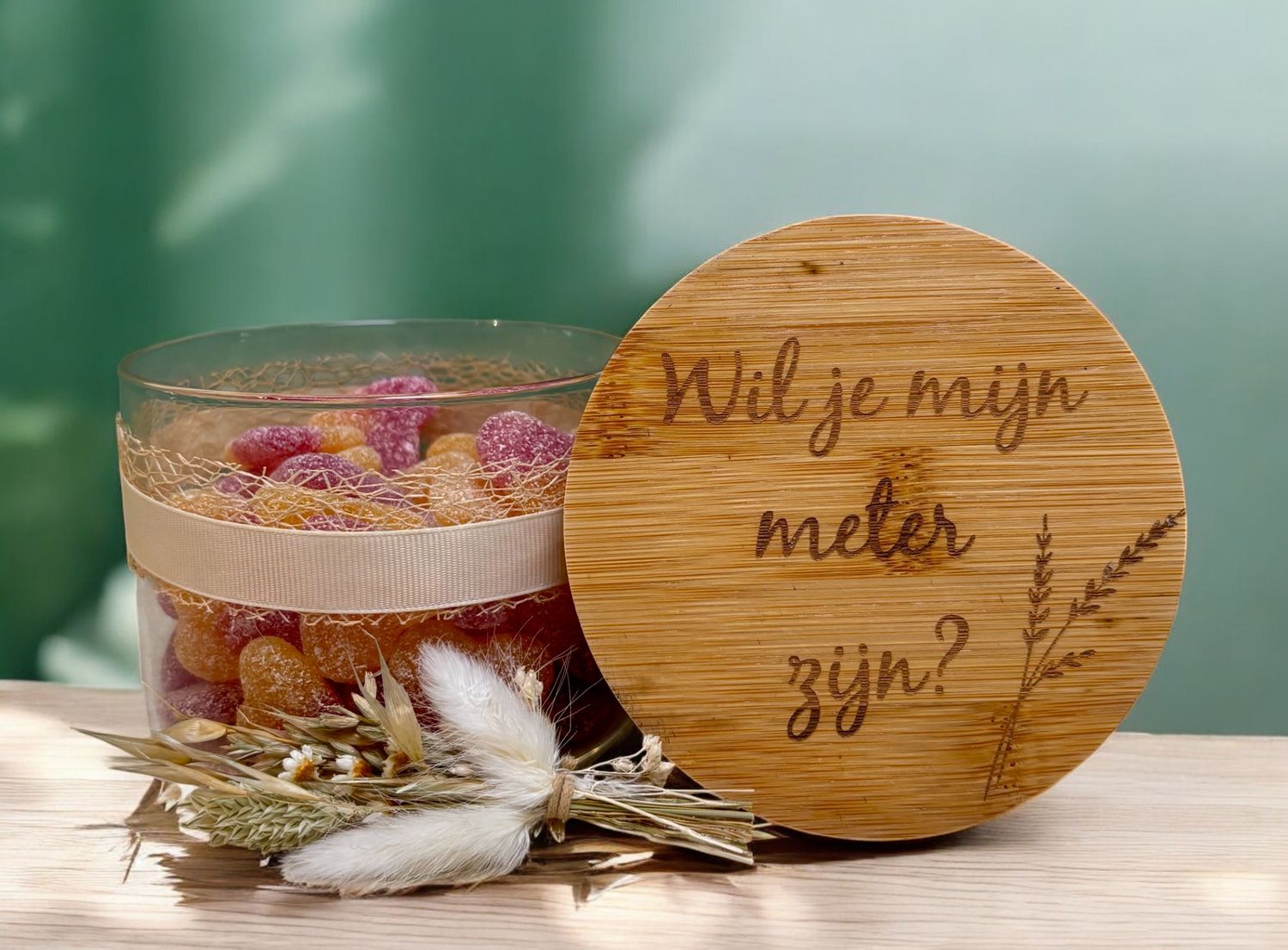 Wil je mijn meter / peter zijn?  Snoepjes pot