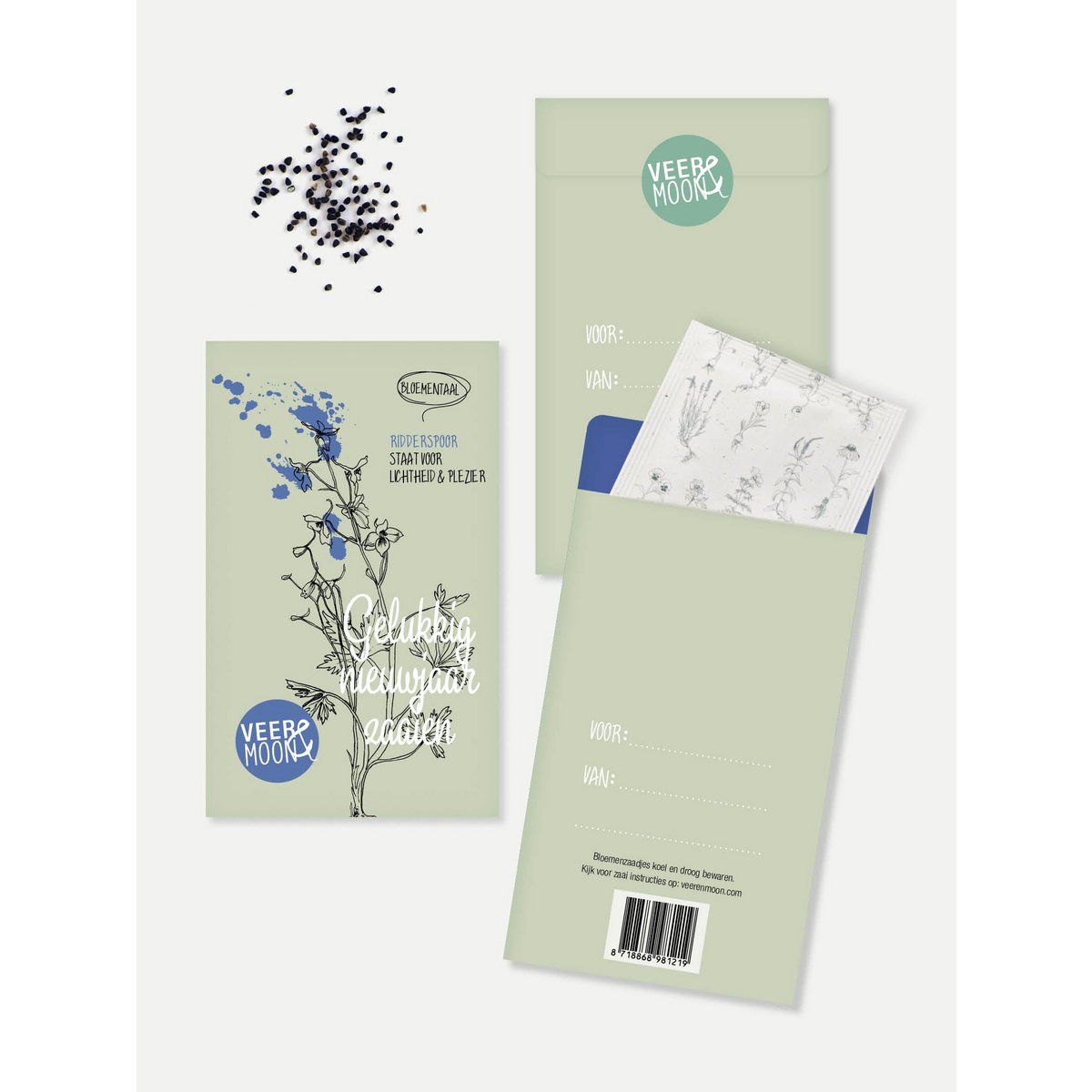 Bloemenzaden 'Gelukkig Nieuwjaar zaaien'