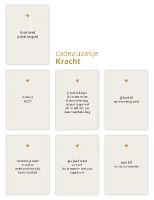 Cadeauzakje kracht