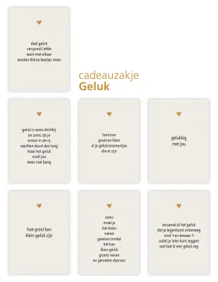 Cadeauzakje Geluk