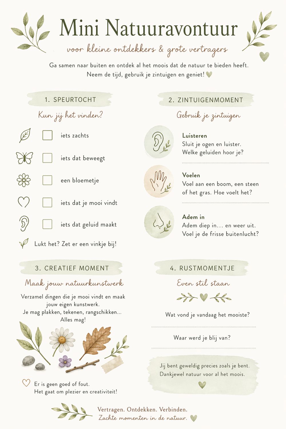 Mini natuur avontuur