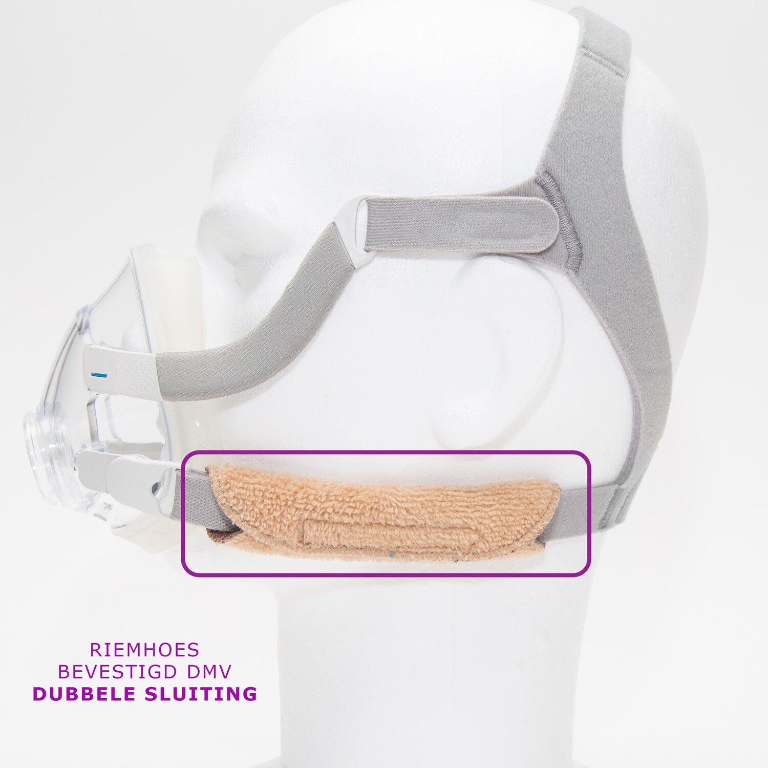 SoftZzz Cpap riemhoes Bamboe, set 2st