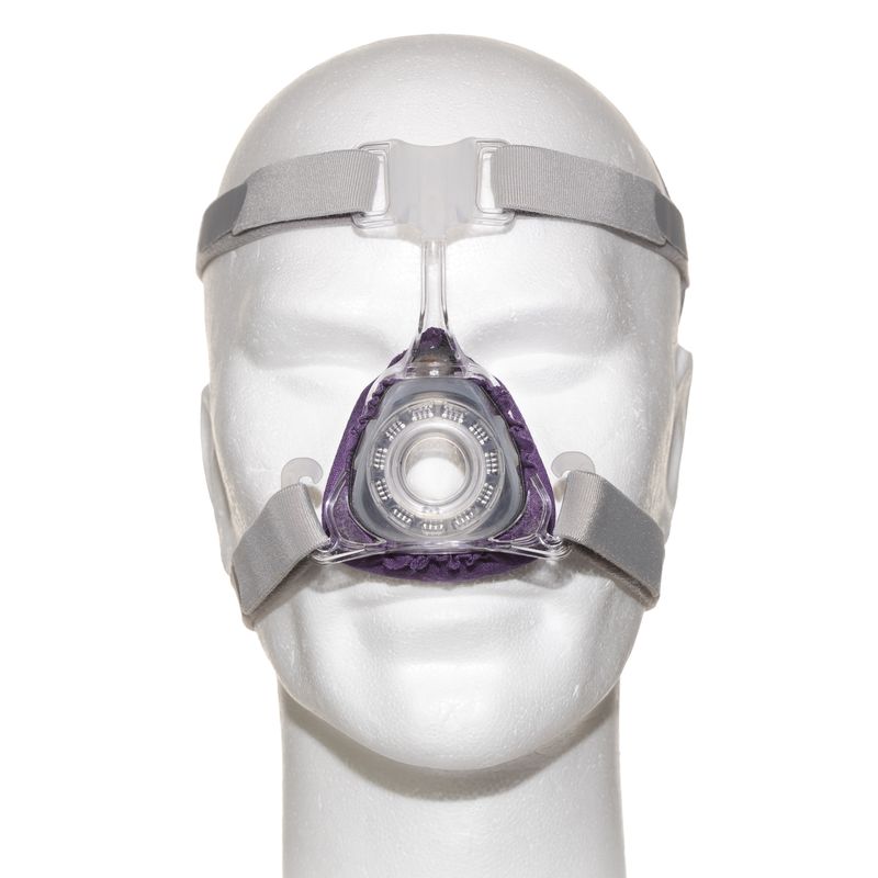 SoftZzz Cpap Neus beschermhoes Viscose Paars, set 2st