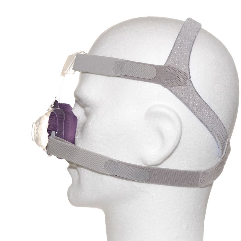 SoftZzz Cpap Neus beschermhoes Viscose Paars, set 2st