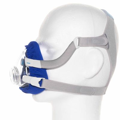 SoftZzz Cpap Full Face beschermhoes Viscose Blauw set 2st SoftZzz Cpap Full Face beschermhoes Viscose Blauw set 2st