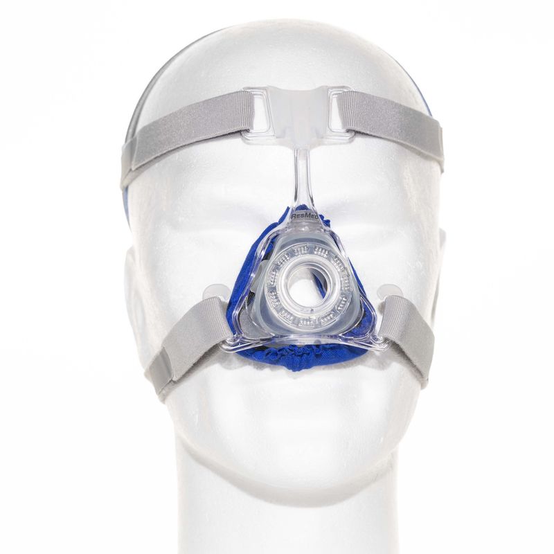 SoftZzz Cpap Neus beschermhoes Viscose Blauw, set 2st