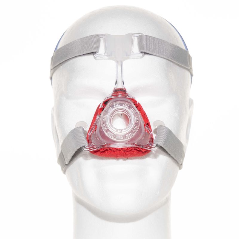 SoftZzz Cpap Neus beschermhoes Viscose Rood, set 2st