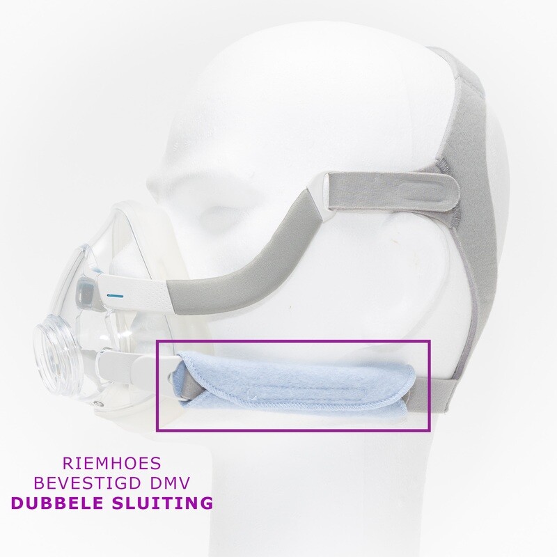 SoftZzz Cpap riemhoes Bio katoen, set 2st SoftZzz Cpap riemhoes Bio katoen, set 2st
