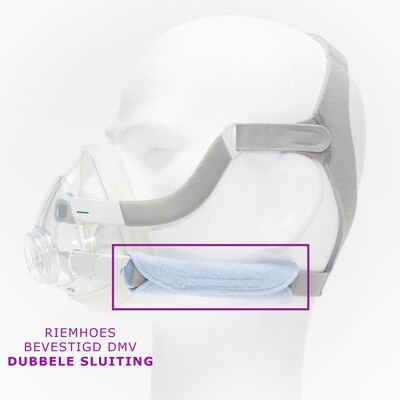 SoftZzz Cpap riemhoes Bio katoen, set 2st SoftZzz Cpap riemhoes Bio katoen, set 2st