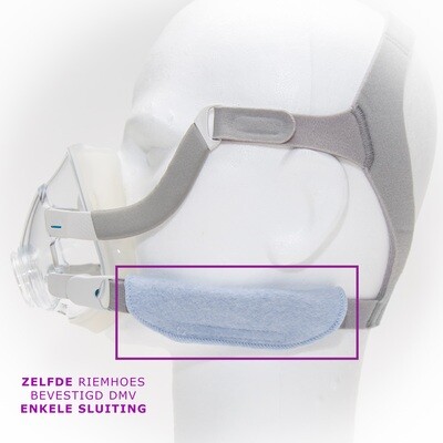 SoftZzz Cpap riemhoes Bio katoen, set 2st