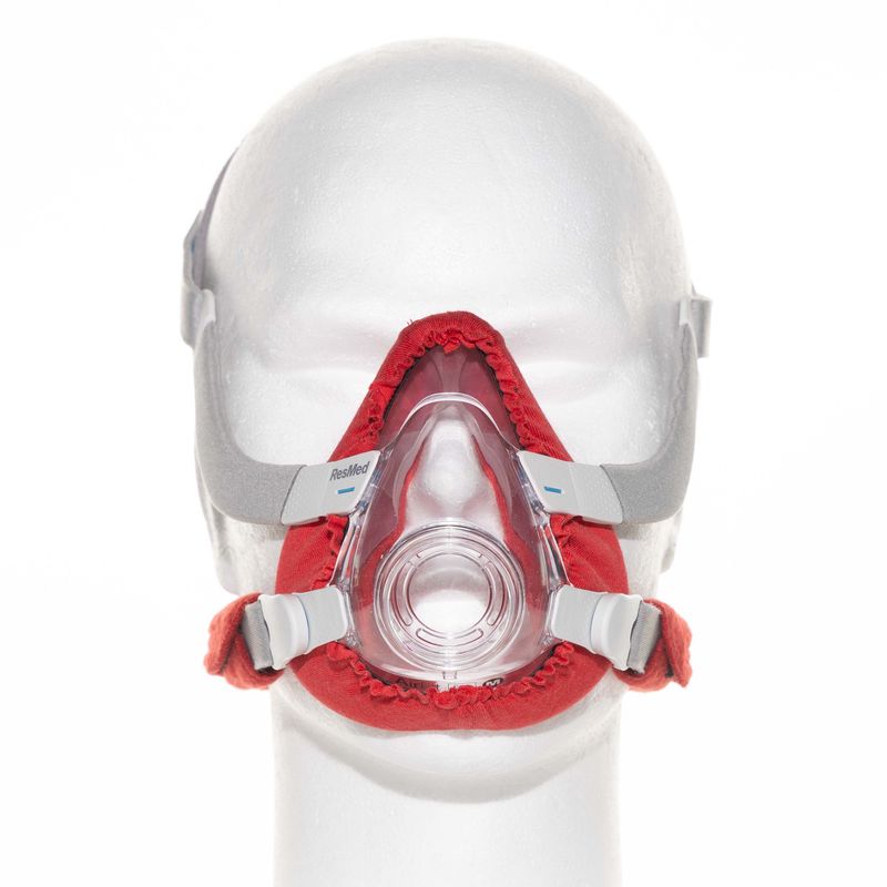 SoftZzz Cpap Full Face beschermhoes Limited Edition Rood - VOORDEELPAK