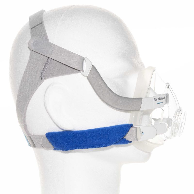 SoftZzz Cpap riemhoes katoen Blauw