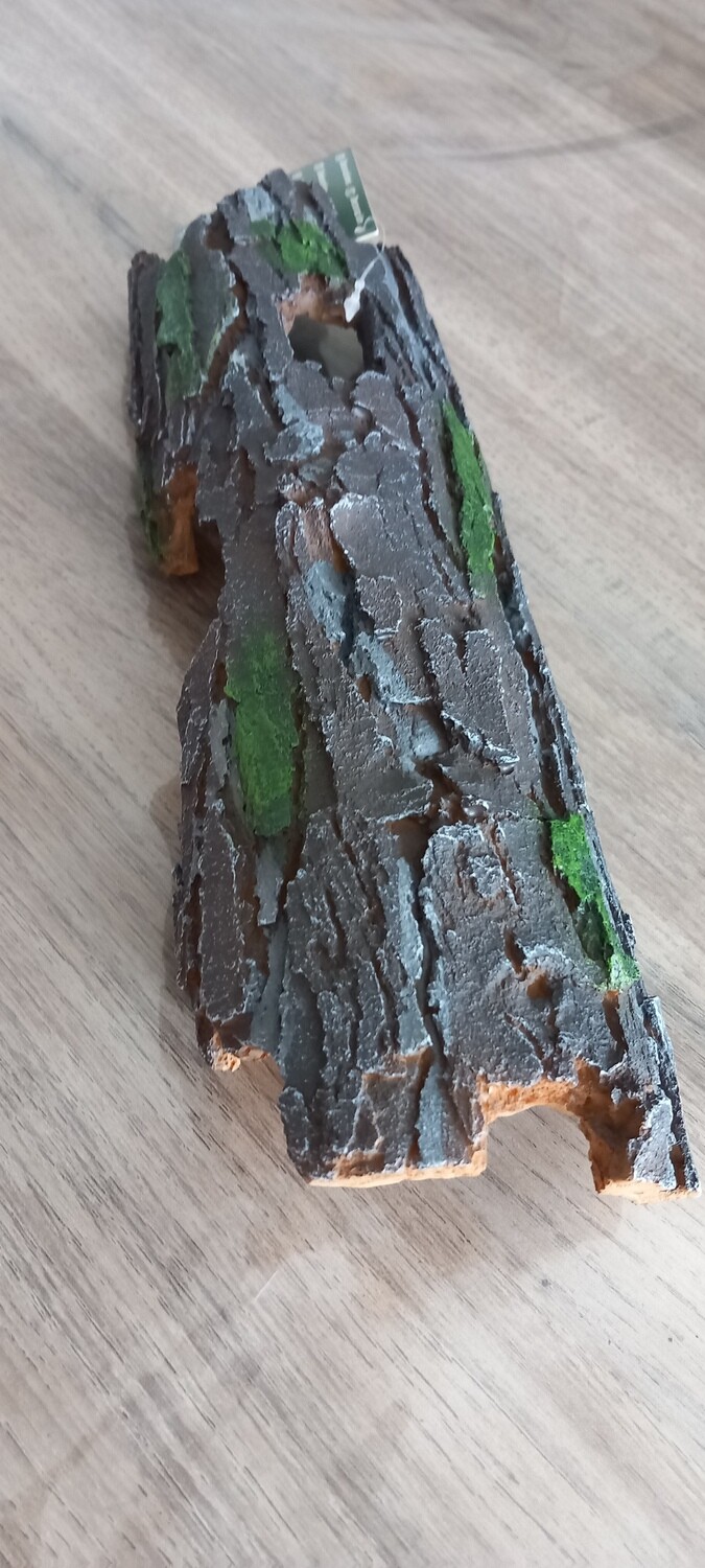 Aquarium decoration bark trunk 29x10x5 cm