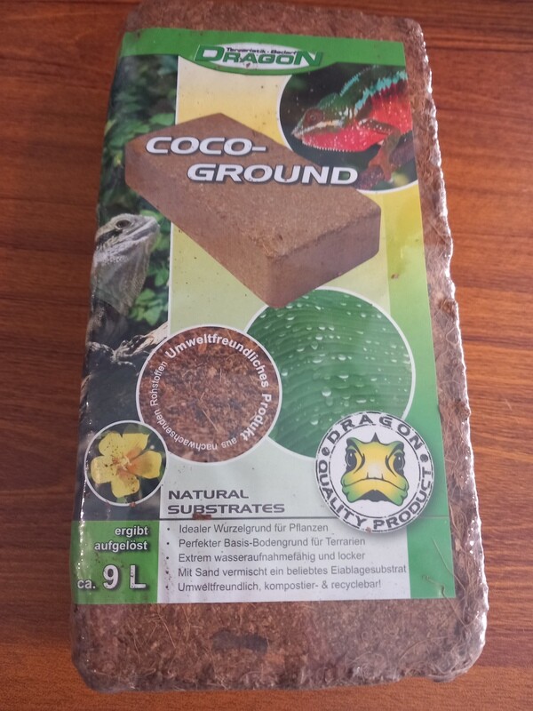 Terrarium soil coco- ground Dragon