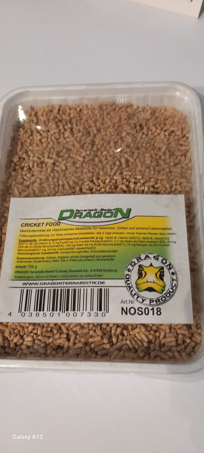 Cricket food 700gr