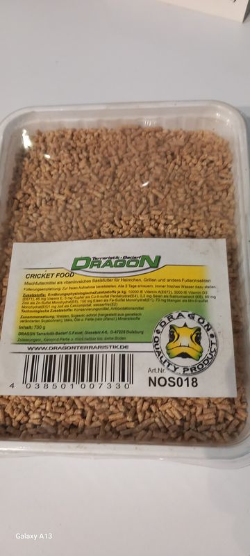 Cricket food 700gr