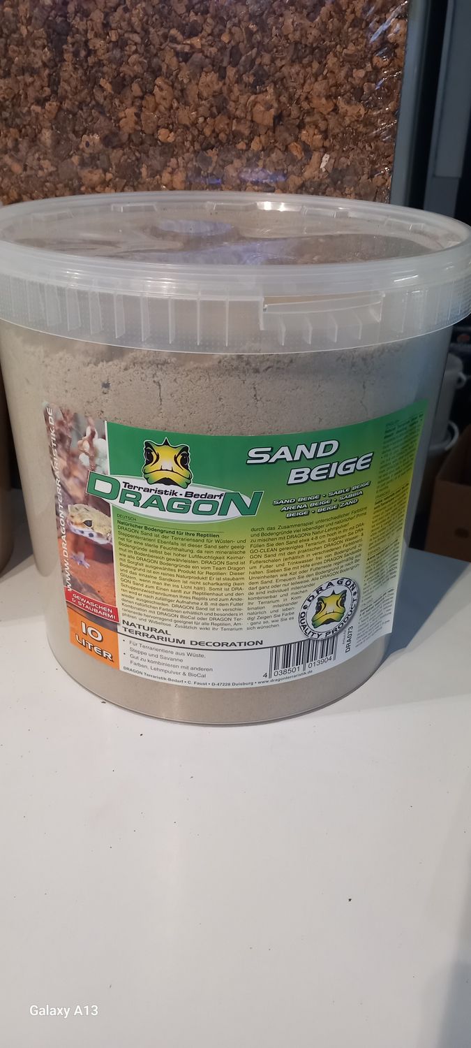 terrarium ground cover sand beige 10L