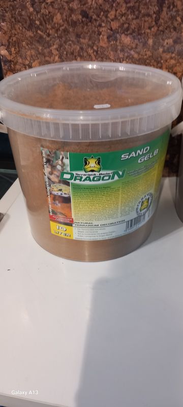 ​Terrarium ground cover sand yellow 10L