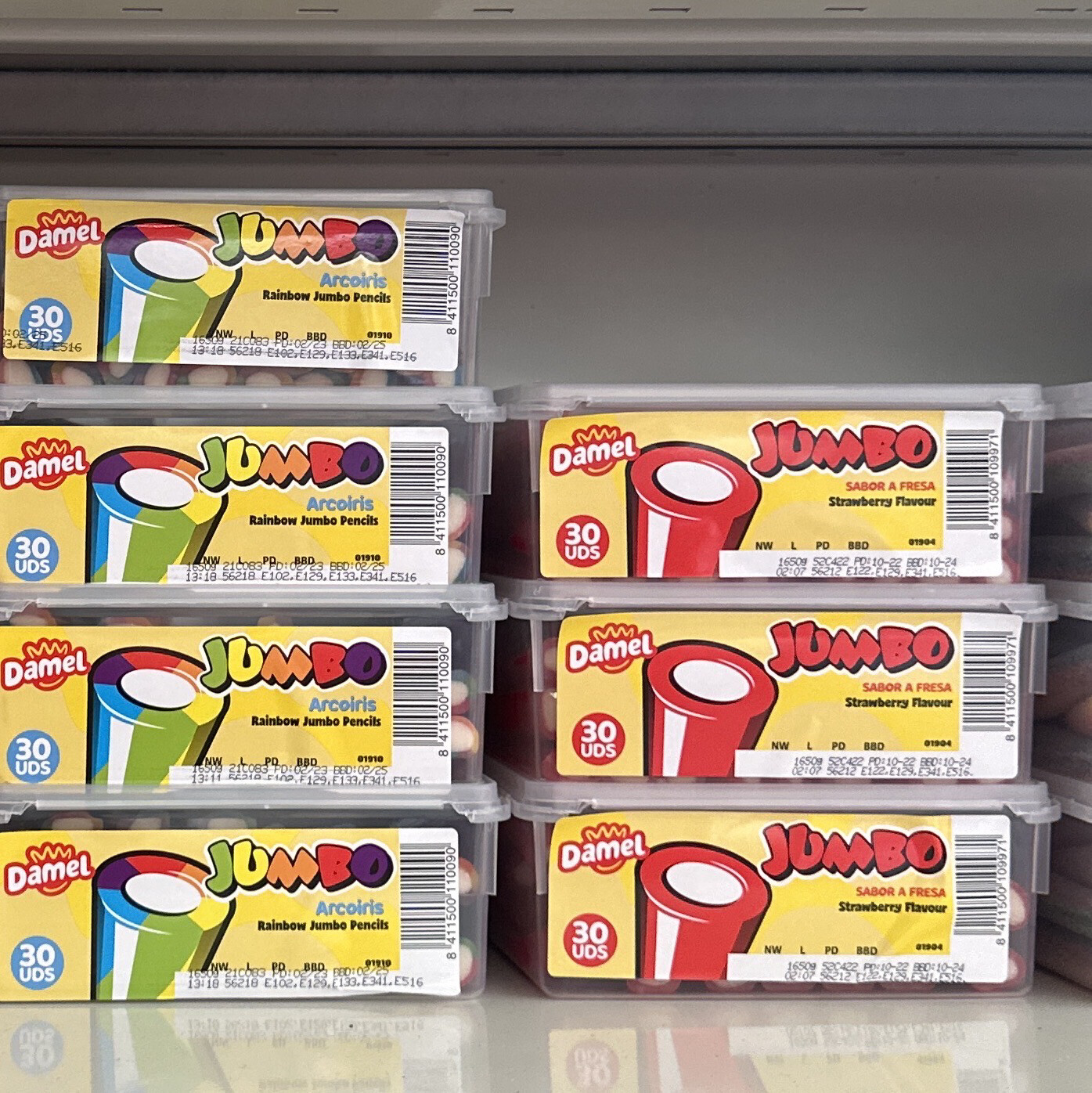 Jumbo candy  All flavours 30UDS