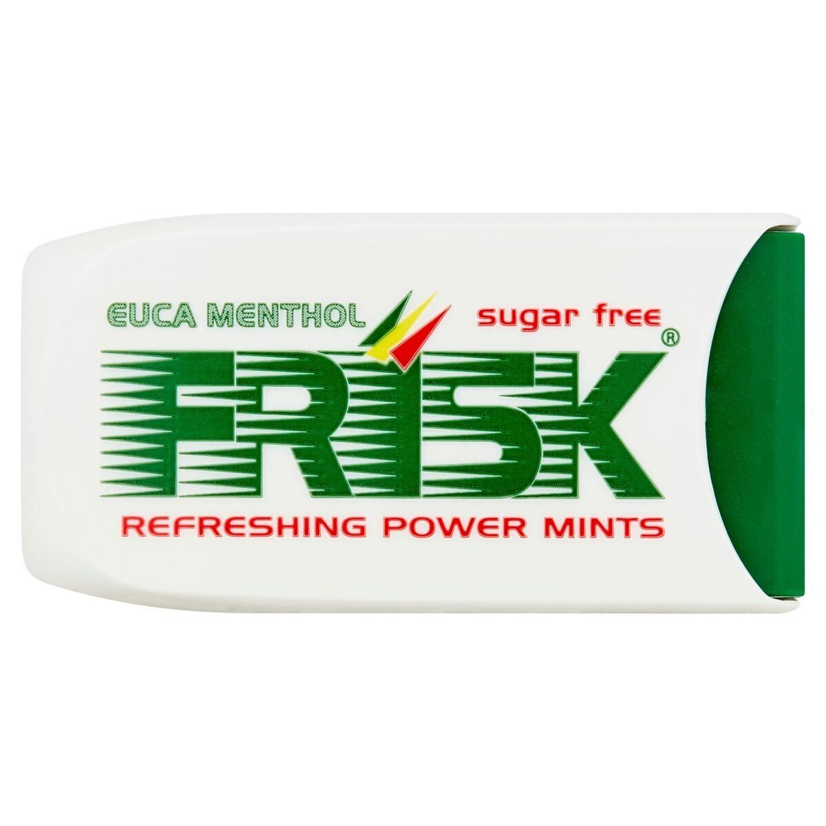 Frisk Power mints plastic 