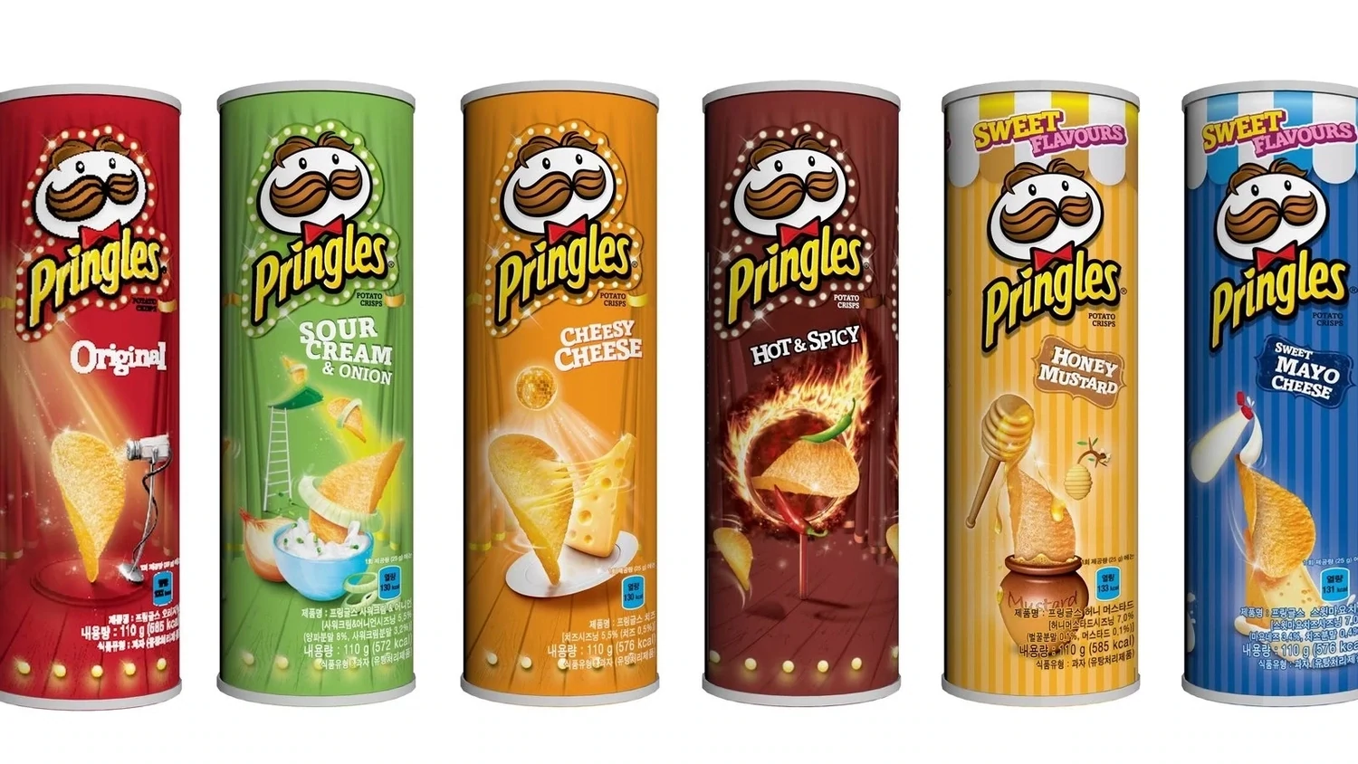 Pringles Big 19 x 165g all flavor