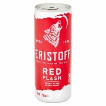 Eristoff Red flash 12 x 250ml