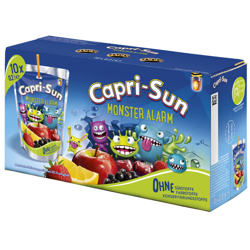 CapriSun Monster Alarm 4 box 