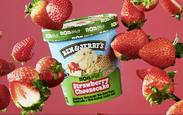 Ben &amp; Jerry Strawberry Cheesecake Ice Cream Big