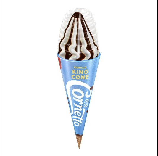 CORNETTO King cone vanille