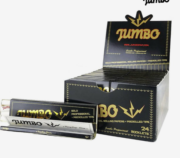 Jumbo kingsize + prerolled tips