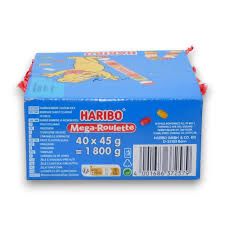 Haribo Mega Roulette box  x 40  All flavors