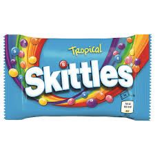 Skittles tropical box