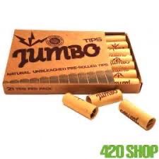 Jumbo natural filter tips 