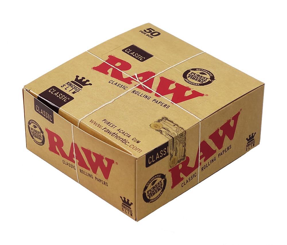 Raw classic rolling paper 50 per box