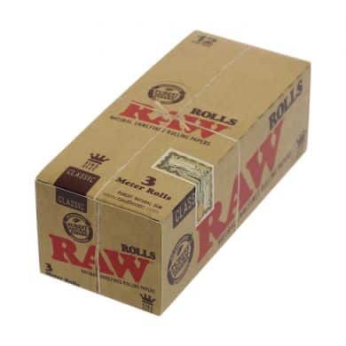 Raw 3 meter rolls 12 per box 