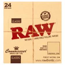 Raw Classic rolling papers 24 per Box