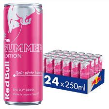 Redbull summer edition gout peche 24x 25cl