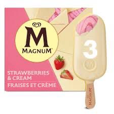 Magnum strawberry  ice cream x20 box 