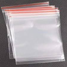 Plastic zipper bags 100 pieces 