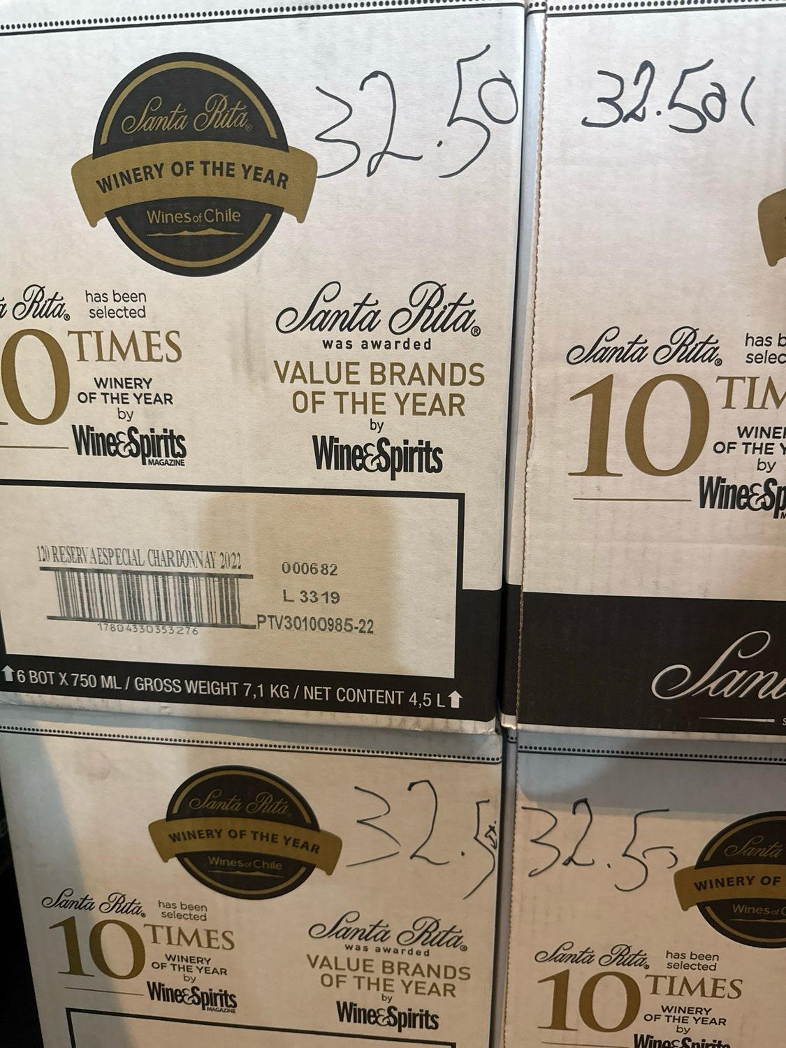 Santa rita chardonnay 